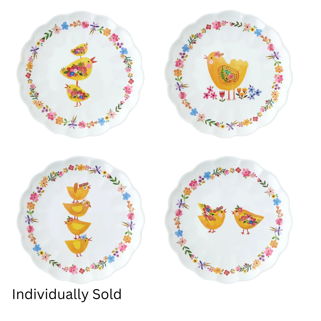 180 DEGREES Chick Scallaped Ceramic Plate Default Title