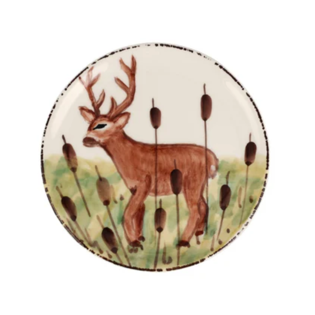 VIETRI Wildlife Deer Canape Plate Default Title