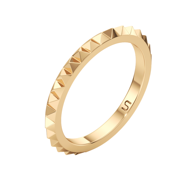 UNSAID Armor 18K Yellow Gold Trillant Small Band Ring