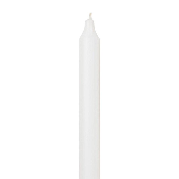 NORTHERN LIGHTS INDIVIDUALLY SOLD Pure White Taper Candle