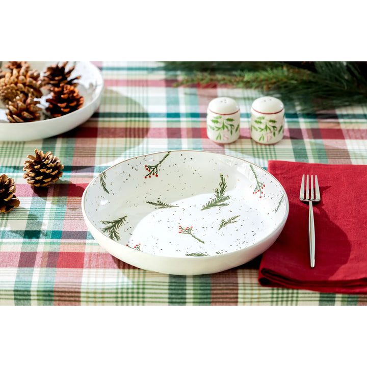 GRACE TEAWARE Holly Berries Pasta Bowl