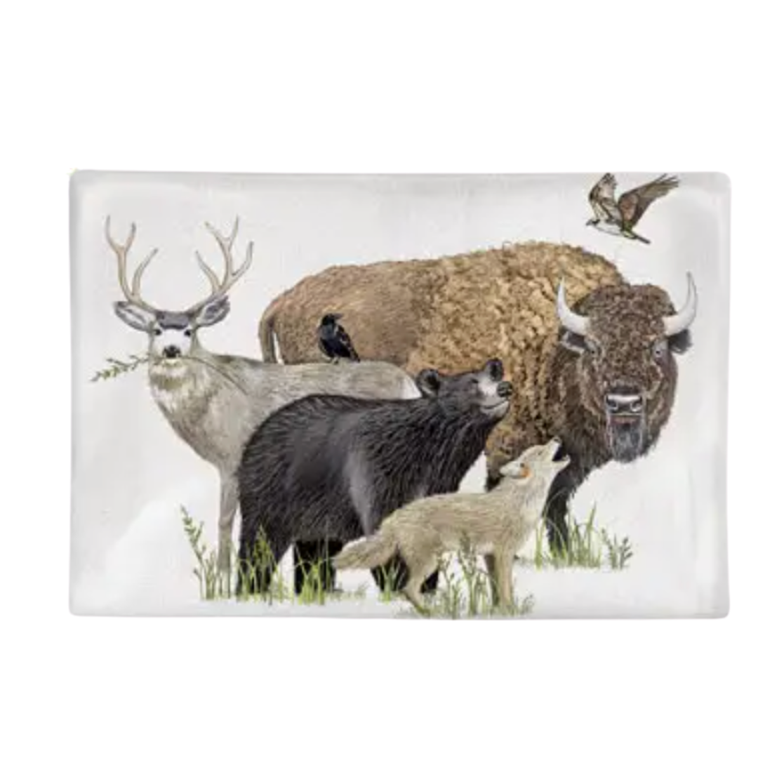 MARY LAKE THOMPSON MARY LAKE THOMPSON WILD ANIMALS BAGGED TOWEL Default Title