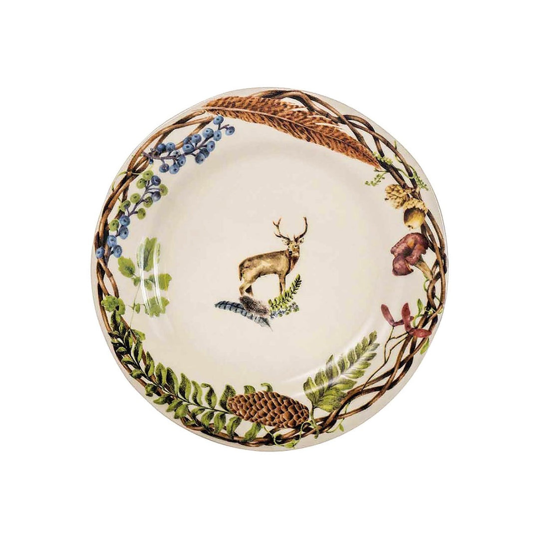 JULISKA Forest Walk Stag Dessert Salad Plate Default Title