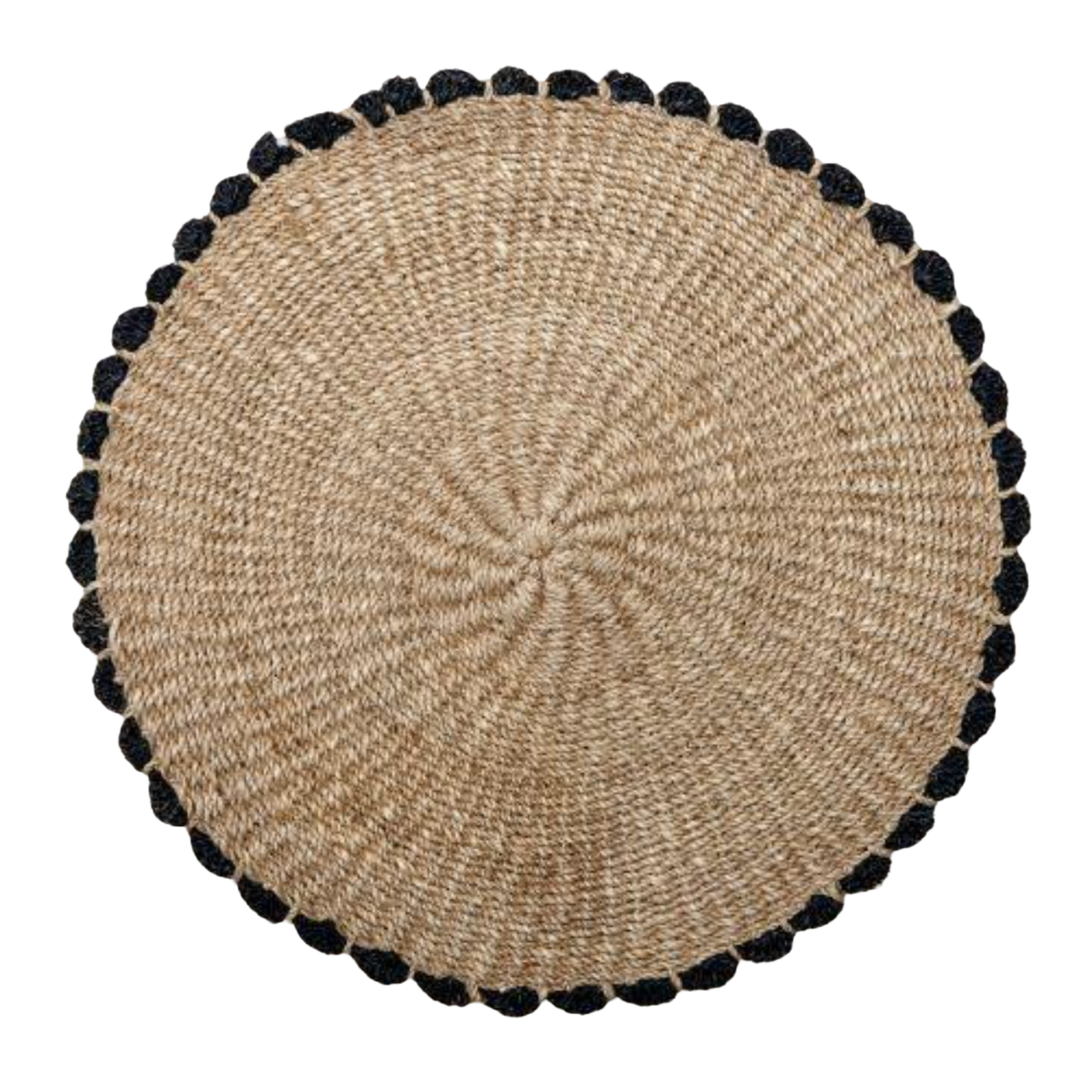 DEBORAH RHODES Tahitian Black Border Placemat Default Title