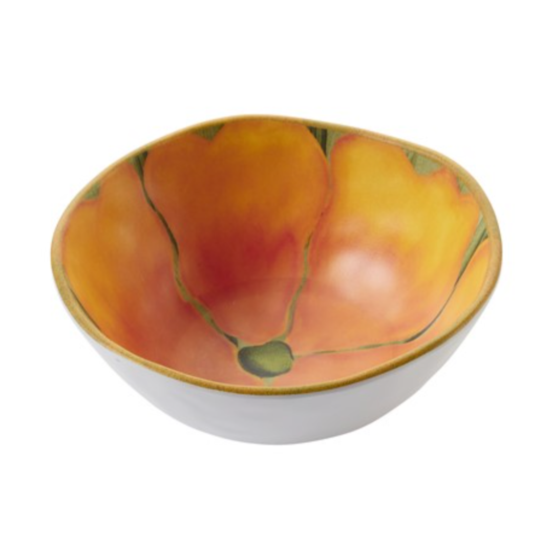 MERRITT Botanic Garden Melamine Orange Dipping Bowl Default Title