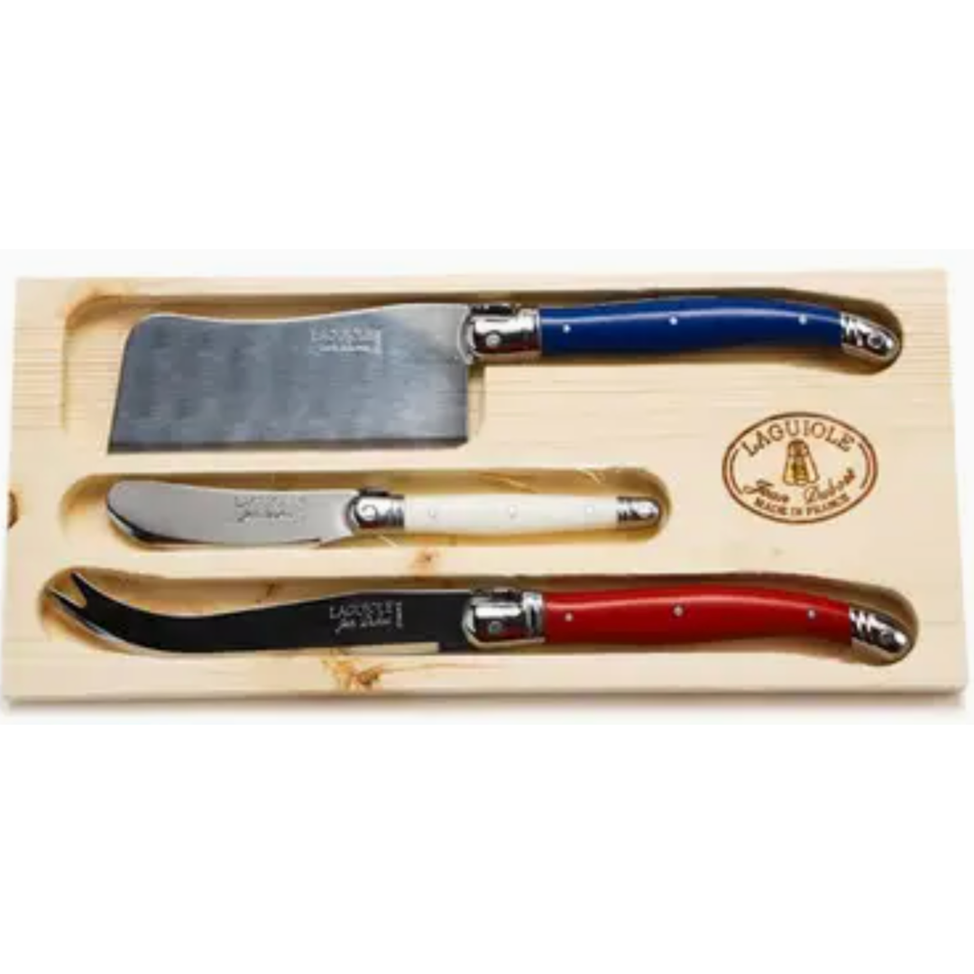 THE FRENCH FARM Jean Dubost 3 PC Paris Colors Cheese Set
