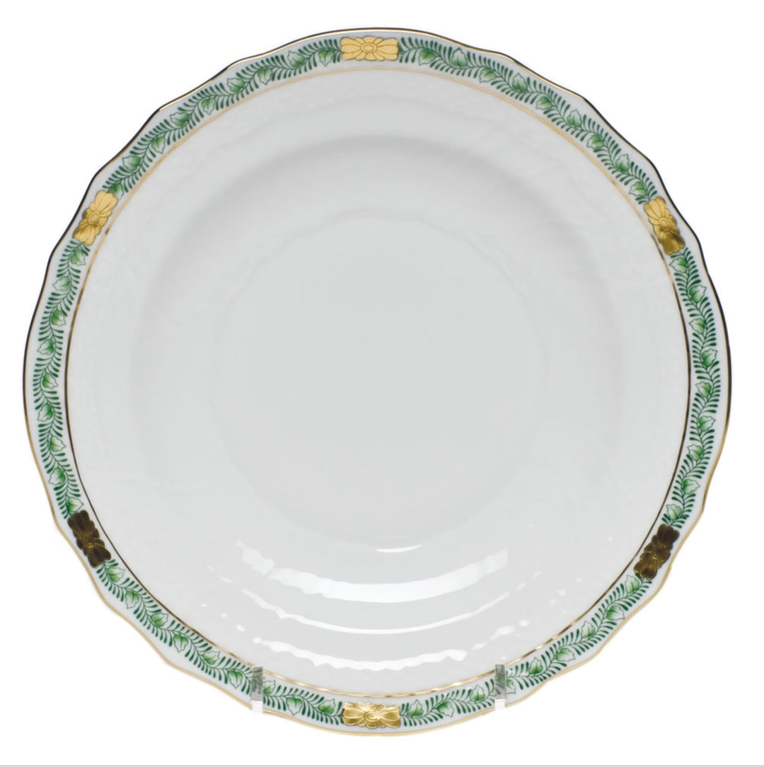 HEREND Chinese Garland Green Salad Plate