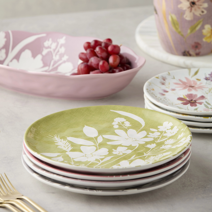 CERTIFIED INTERNATIONAL Wildflower Green Dinner Plate