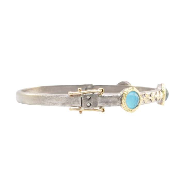 ARMENTA Turquoise Crivelli Hinge Bracelet