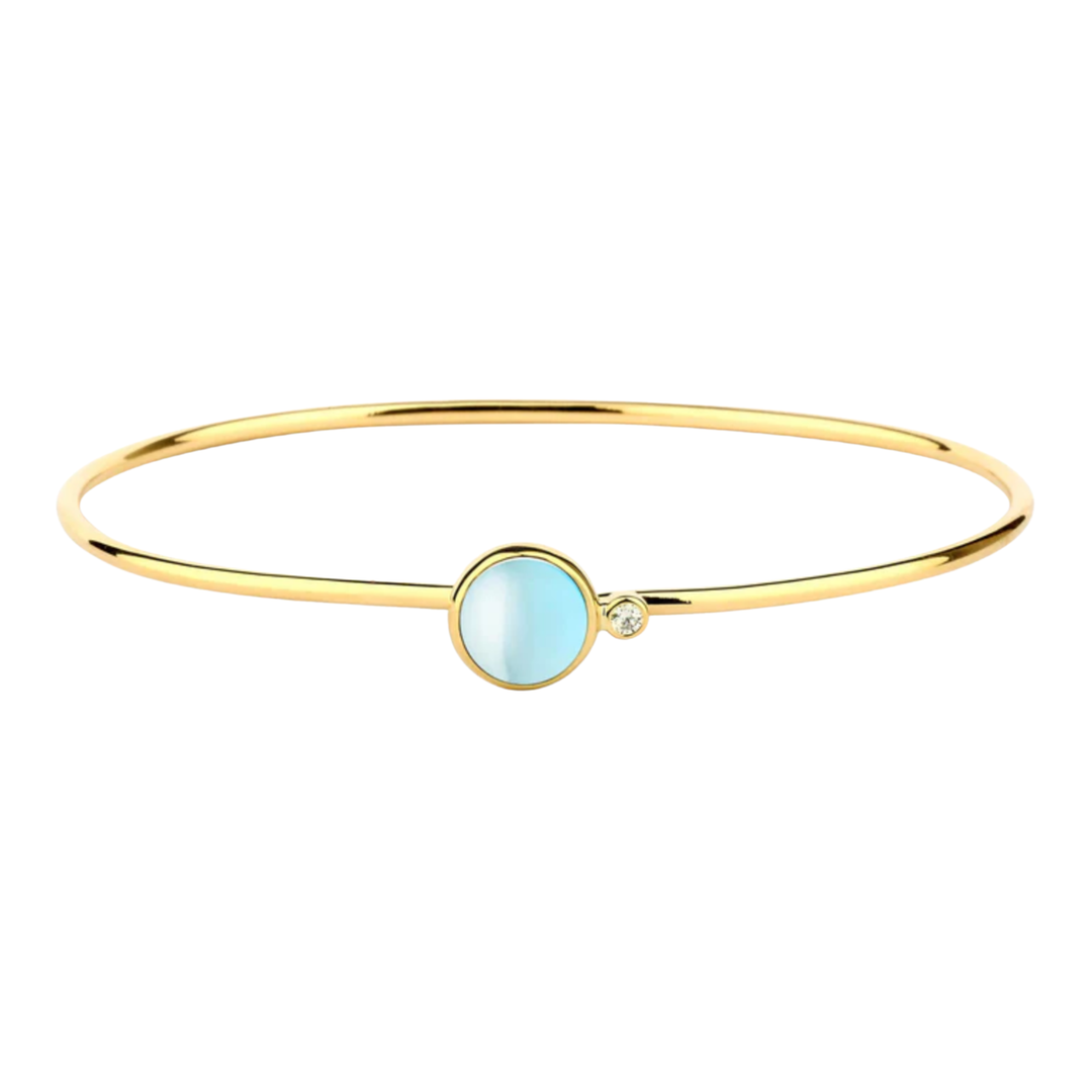 SYNA Syna Candy Bracelet With Blue Topaz and Diamonds Default Title