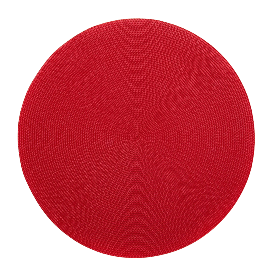 DEBORAH RHODES Holiday Red Braided Placemat Default Title