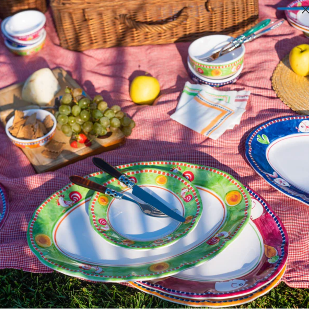 VIETRI Campagna Galina Melamine Salad Plate