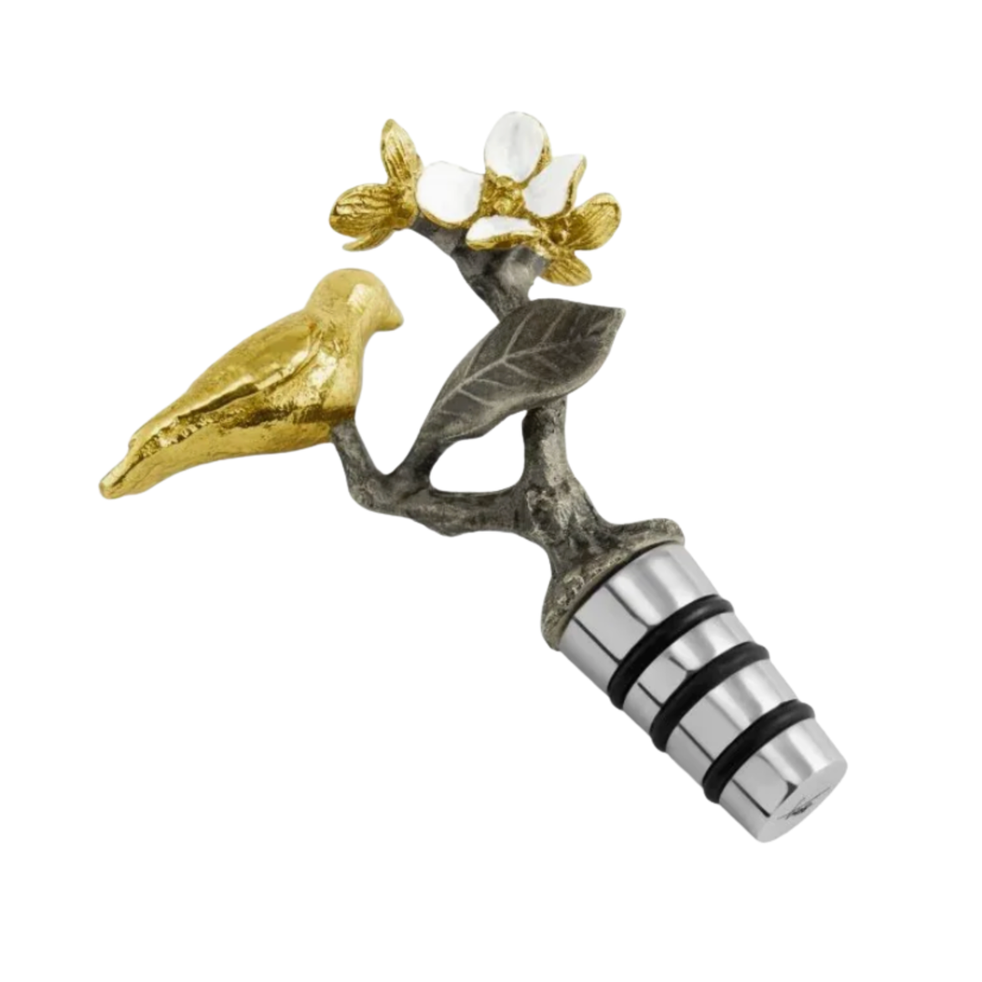 MICHAEL ARAM Love Birds Wine Stopper