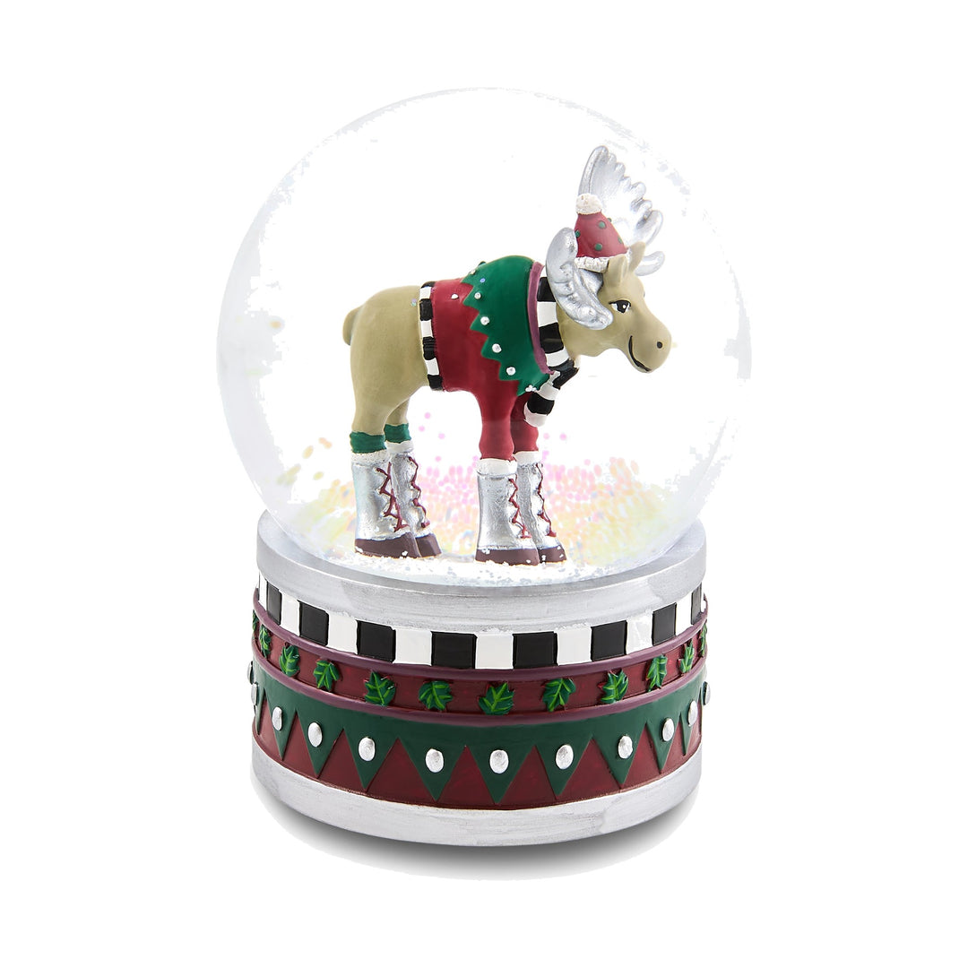 MACKENZIE CHILDS MacKenzie-Childs Patience Brewster Mooseltoe Snow Globe