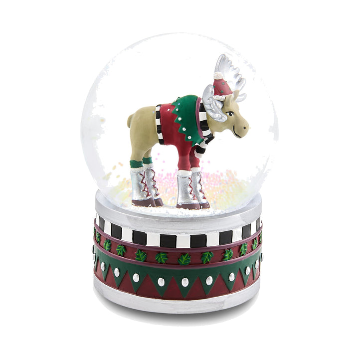 MACKENZIE CHILDS MacKenzie-Childs Patience Brewster Mooseltoe Snow Globe