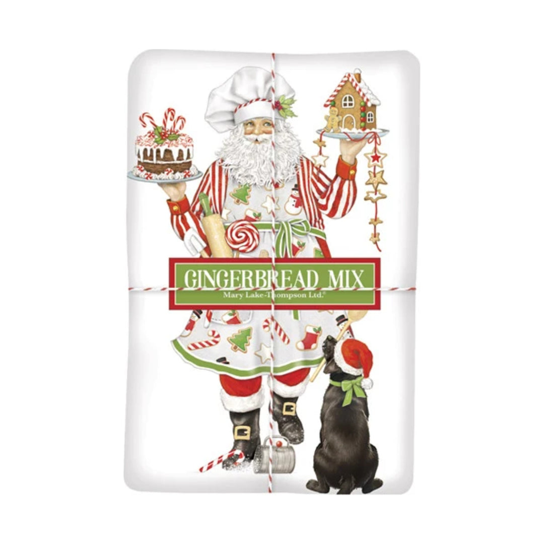 MARY LAKE THOMPSON Apron Santa Gingerbread Cake Mix Default Title