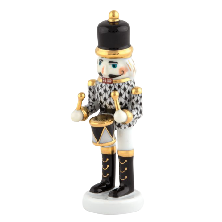 HEREND Nutcracker Drummer BLACK