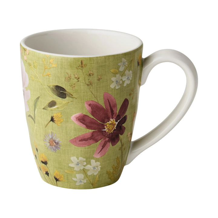 CERTIFIED INTERNATIONAL Wildflower Mug in Green