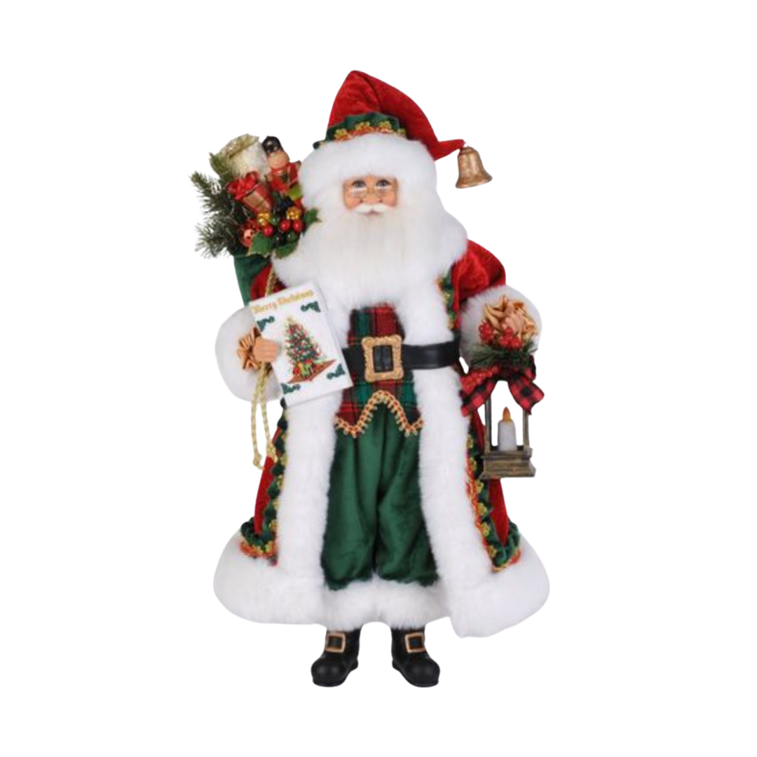 KAREN DIDION Christmas Story Small Lighted Santa Default Title