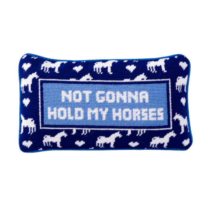 FURBISH STUDIO Hold My Horses Pillow Default Title