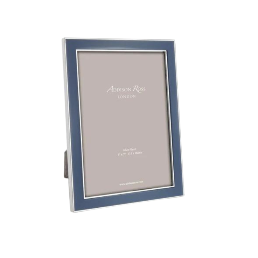 ADDISON ROSS Denim Blue Enamel Frame 5" X 7" Default Title