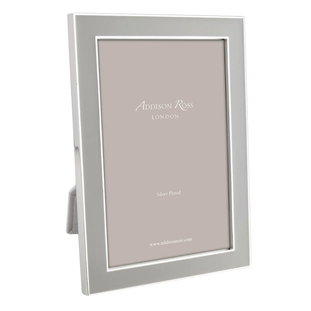 ADDISON ROSS Chiffon Emamel And Silver Frame 8" X 10" Default Title