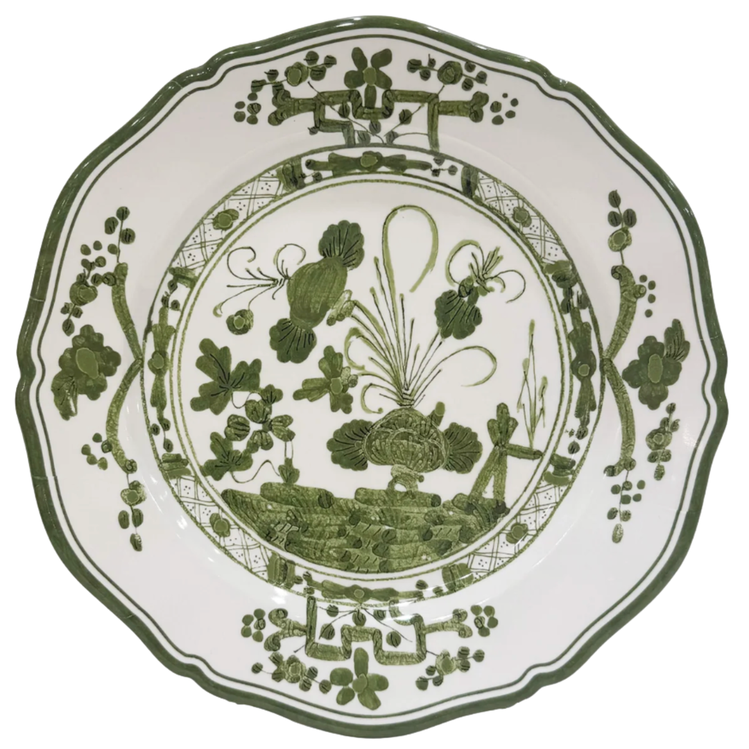 BEATRIZ BALL Vida Faenza White And Green Salad Plate Default Title