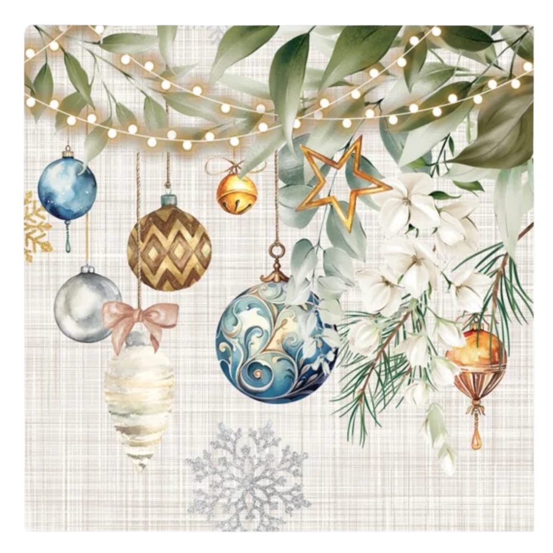 MICHEL DESIGN Peace On Earth Cocktail Napkins Default Title