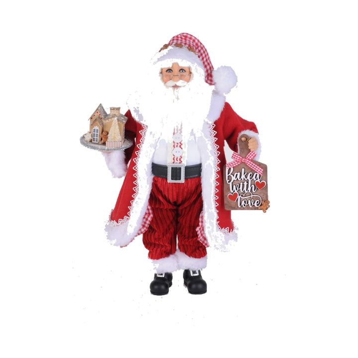 KAREN DIDION Baked with Love Santa Figure Default Title
