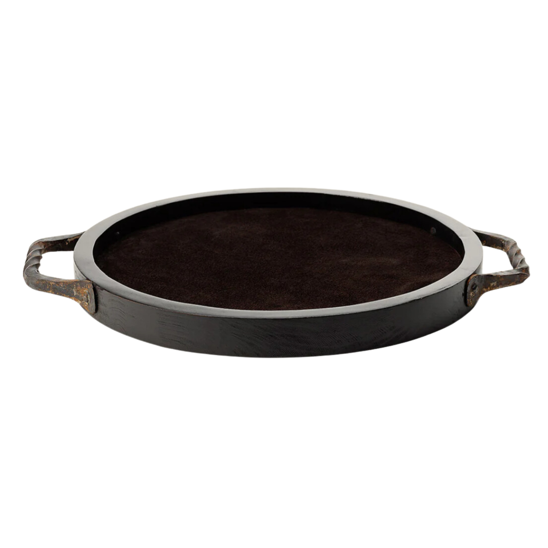 JAN BARBOGLIO Madera Forged Handle Tray