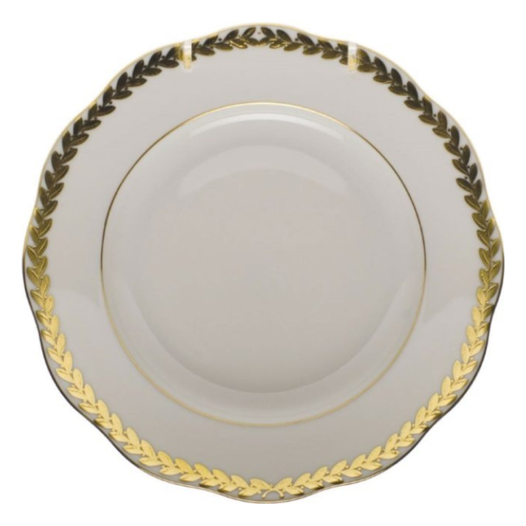 HEREND Golden Laurel Salad Plate