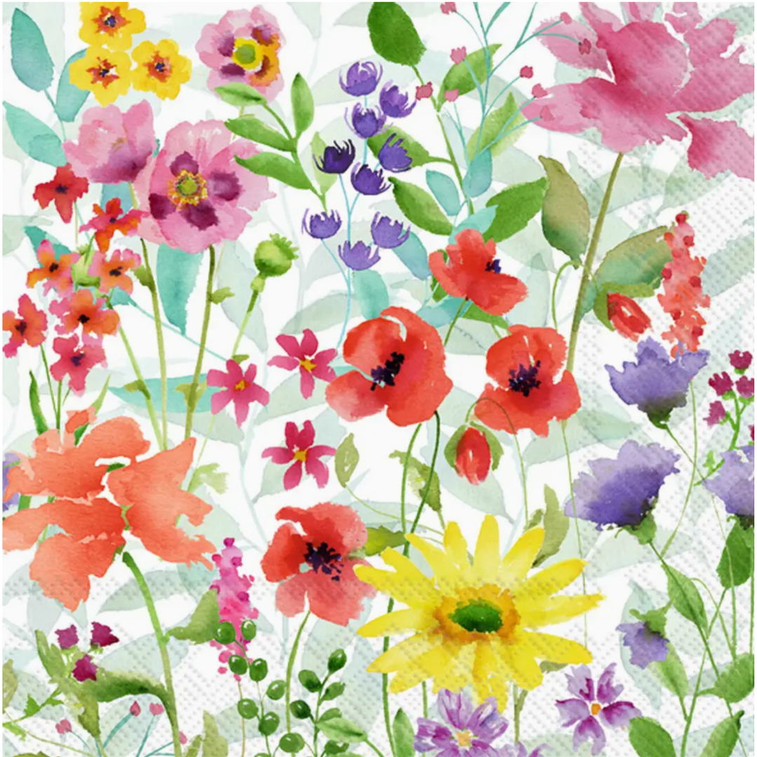 BOSTON INTERNATIONAL Spring Floral Napkins Default Title