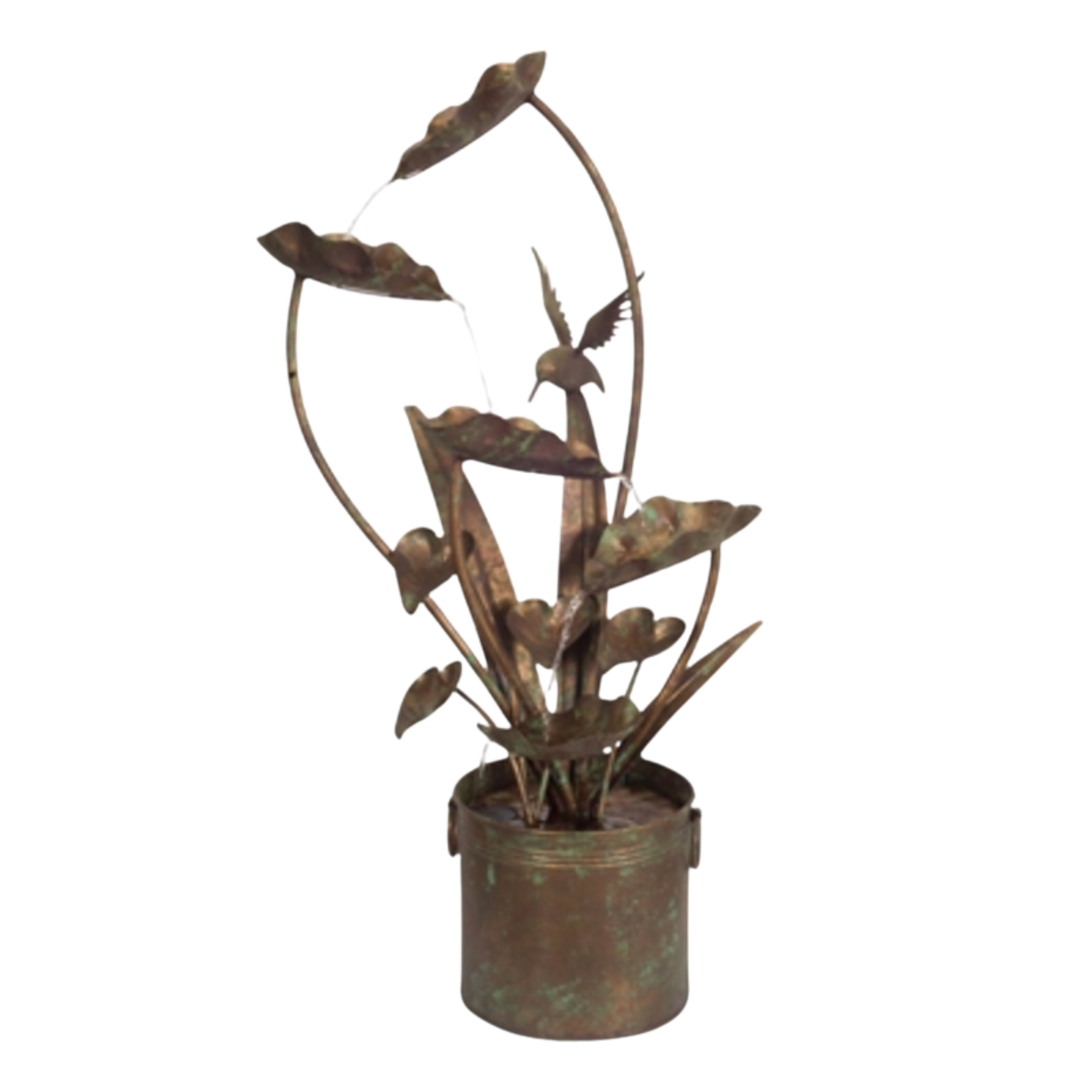 MELROSE Anthruium With Humming Bird Fountain (Instore Pick-Up Only) Default Title