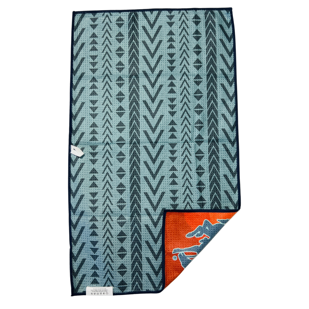 TOWEL COLLECTIVE Wyoming Cowboy Waffle Weave Microfiber Kitchen Towel
