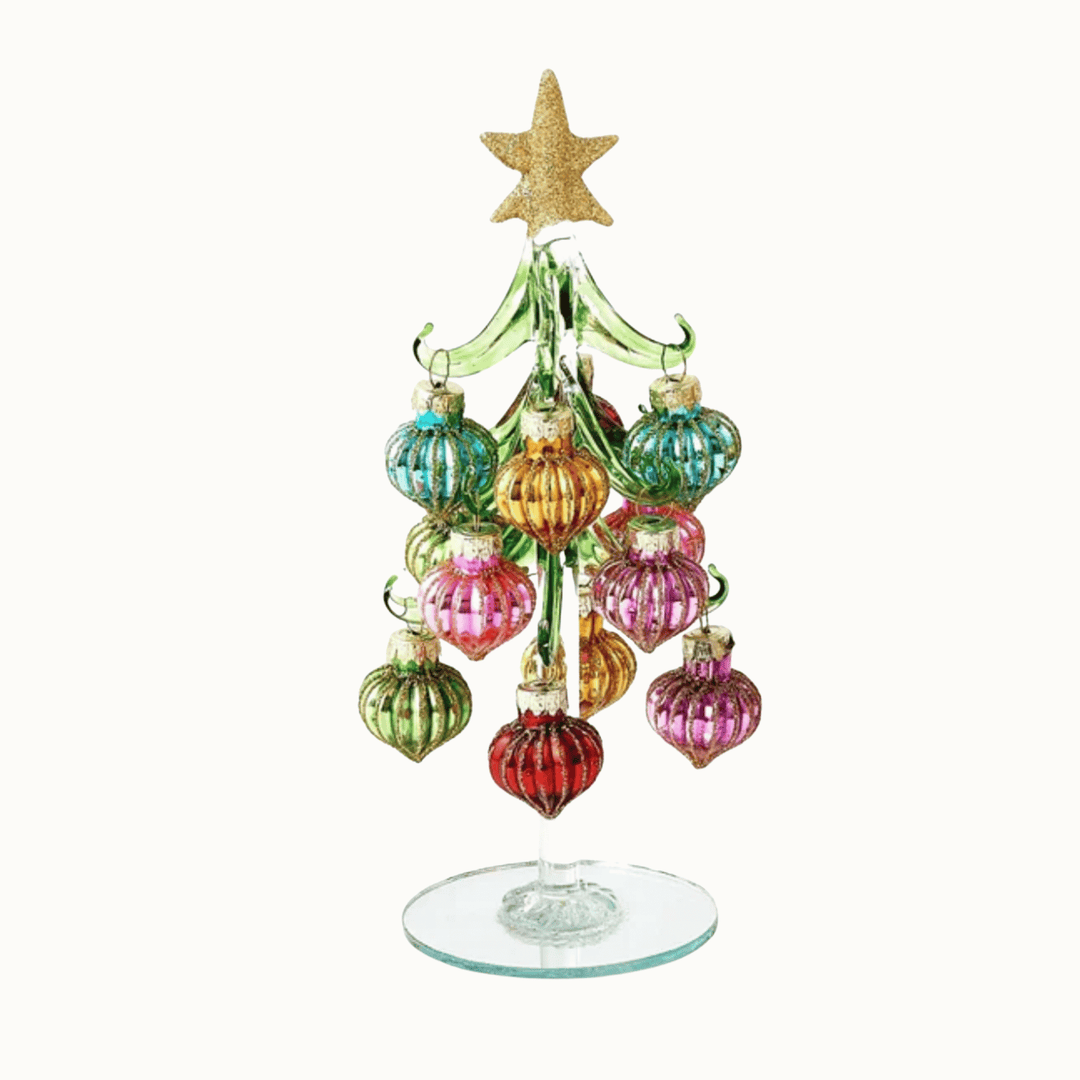 180 DEGREES Handmade Glass Tree with Balls