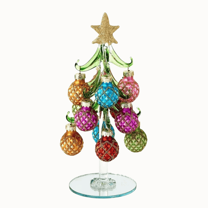180 DEGREES Handmade Glass Tree with Balls