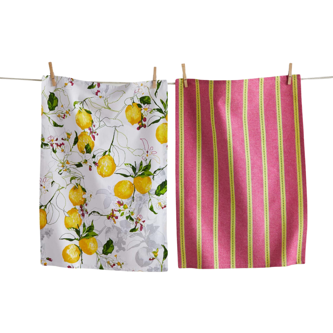 TAG Lemoncello Dish Towel Set Of 2 Default Title