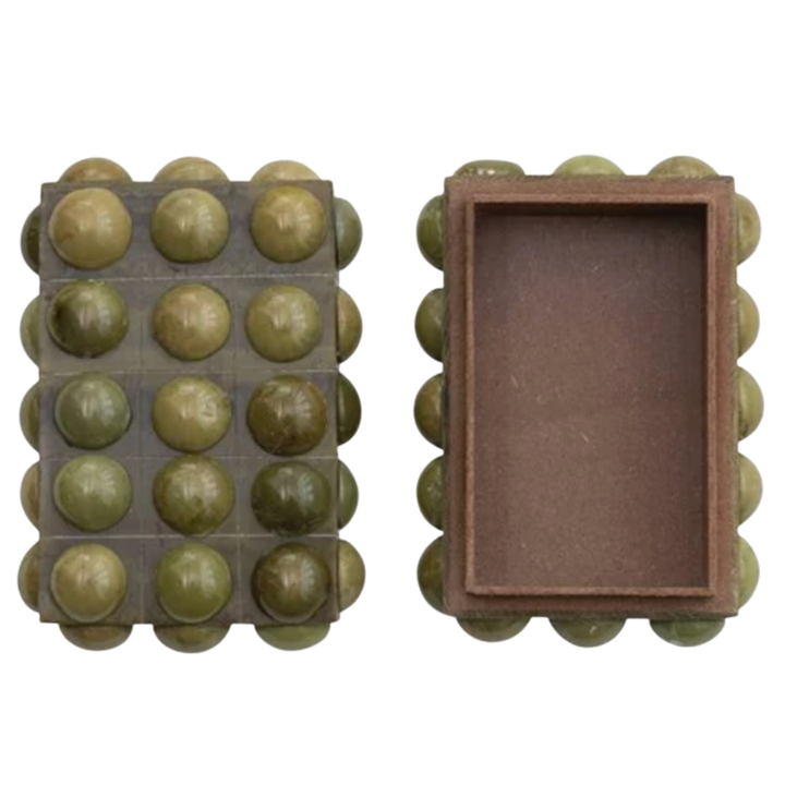 CREATIVE CO-OP Hobknob Bobbin Box