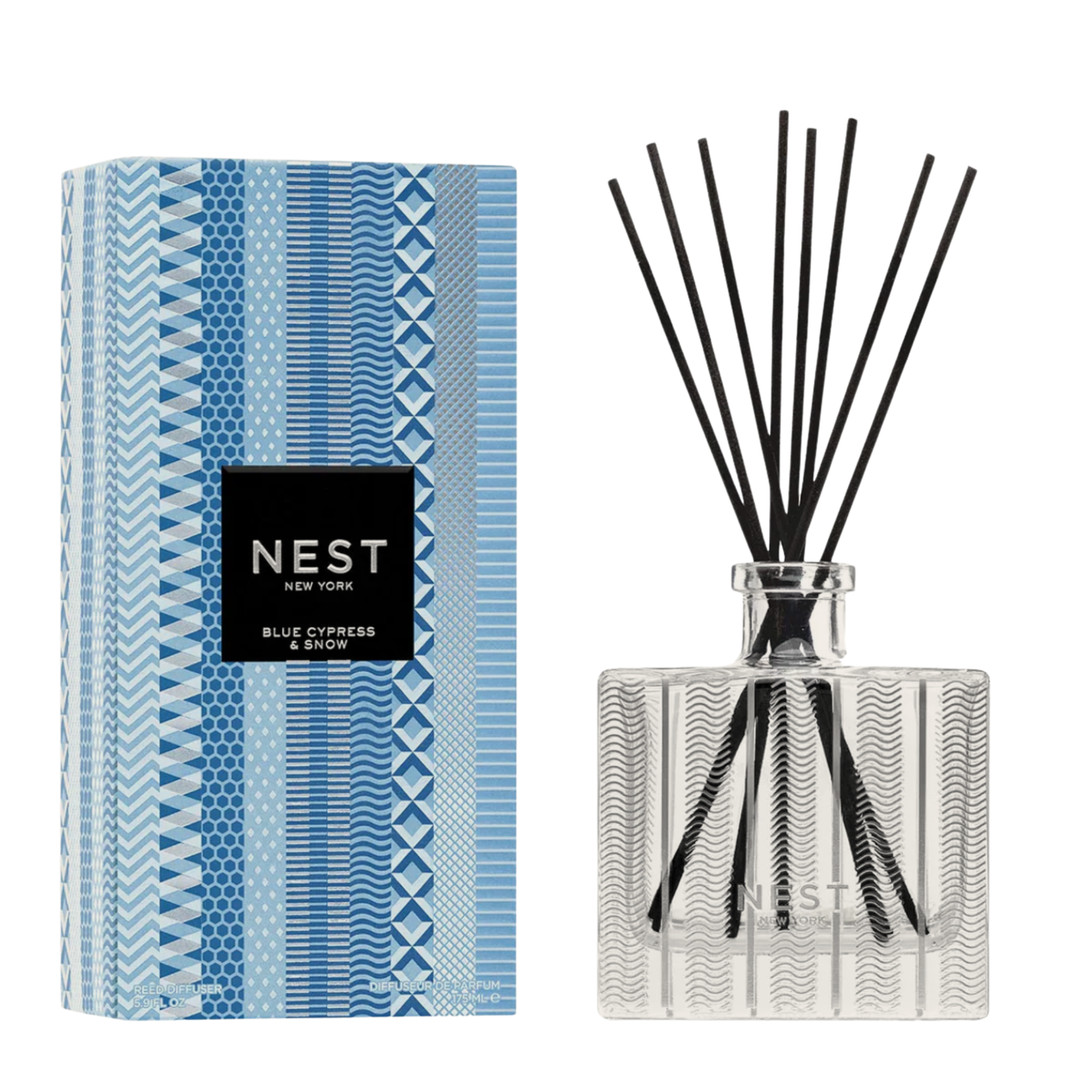 NEST Reed Diffuser Blue Cypress Snow Default Title