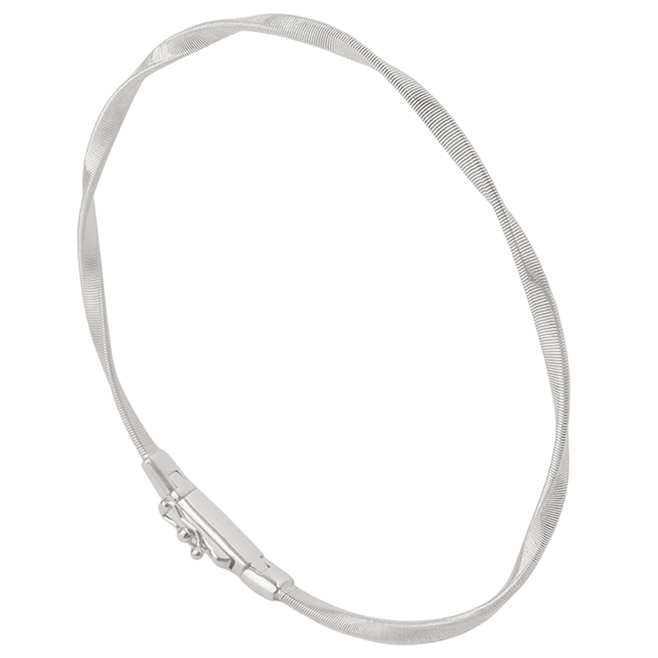 MARCO BICEGO Marrakech 18K White Gold Twisted Coil Bracelet