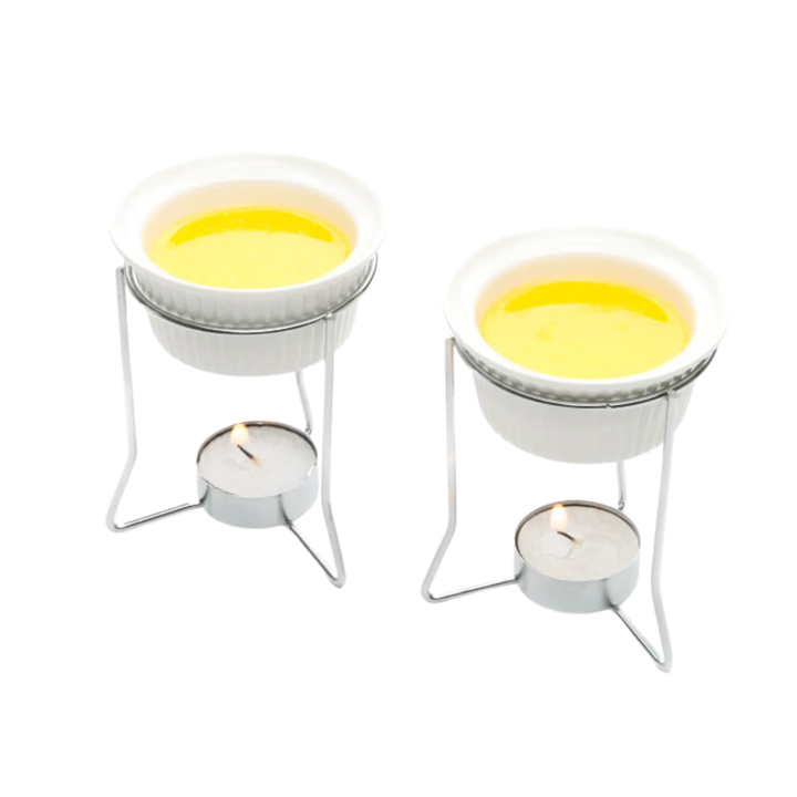 FOX RUN Nantucket Seafood Butter Warmers Set of 2