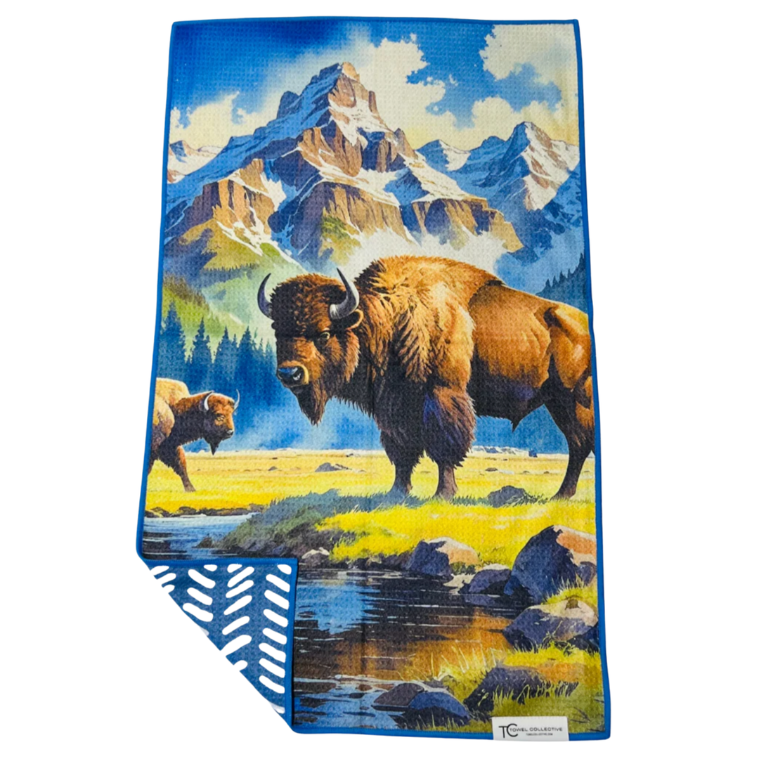 TOWEL COLLECTIVE Tatonka Yellowstone Waffle Weave Towel Default Title