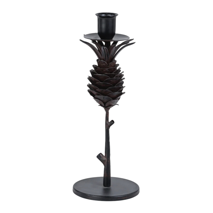 ZODAX Pinecone Wrought Iron Candleholder