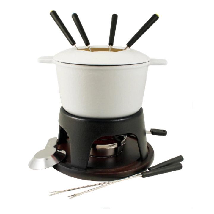 Matte White Sierra Fondue Set