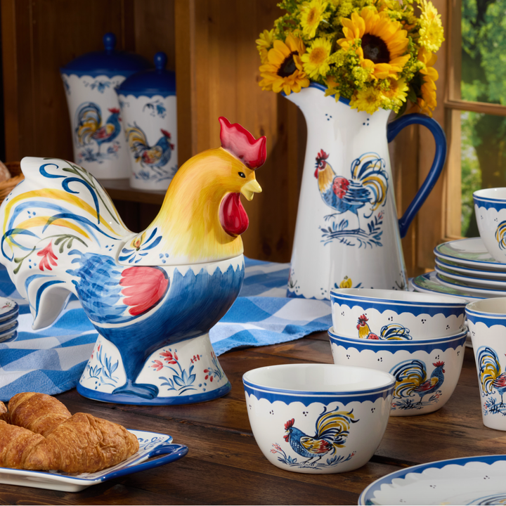 CERTIFIED INTERNATIONAL French Rooster Tea Kettle