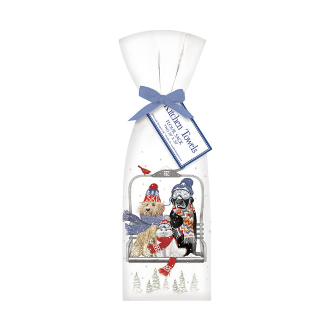 MARY LAKE THOMPSON Ski Lift Pets Towel Set Default Title