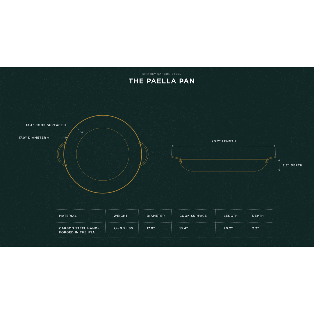 SMITHEY IRONWARE Paella Pan