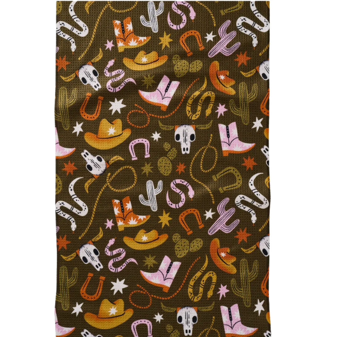 GEOMETRY Wild Cowboy Kitchen Towel Default Title
