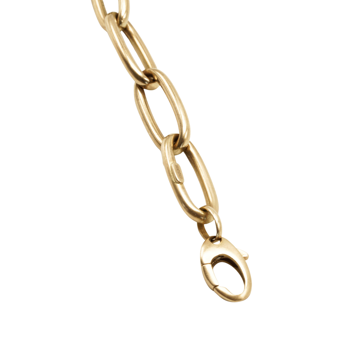 Oval Gold Link Bracelet