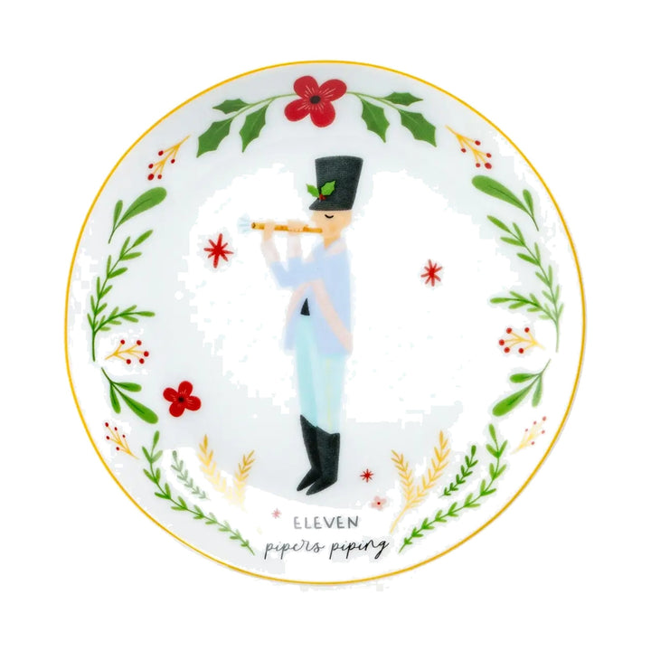GRACE TEAWARE 12 Days of Christmas Appetizer Plate